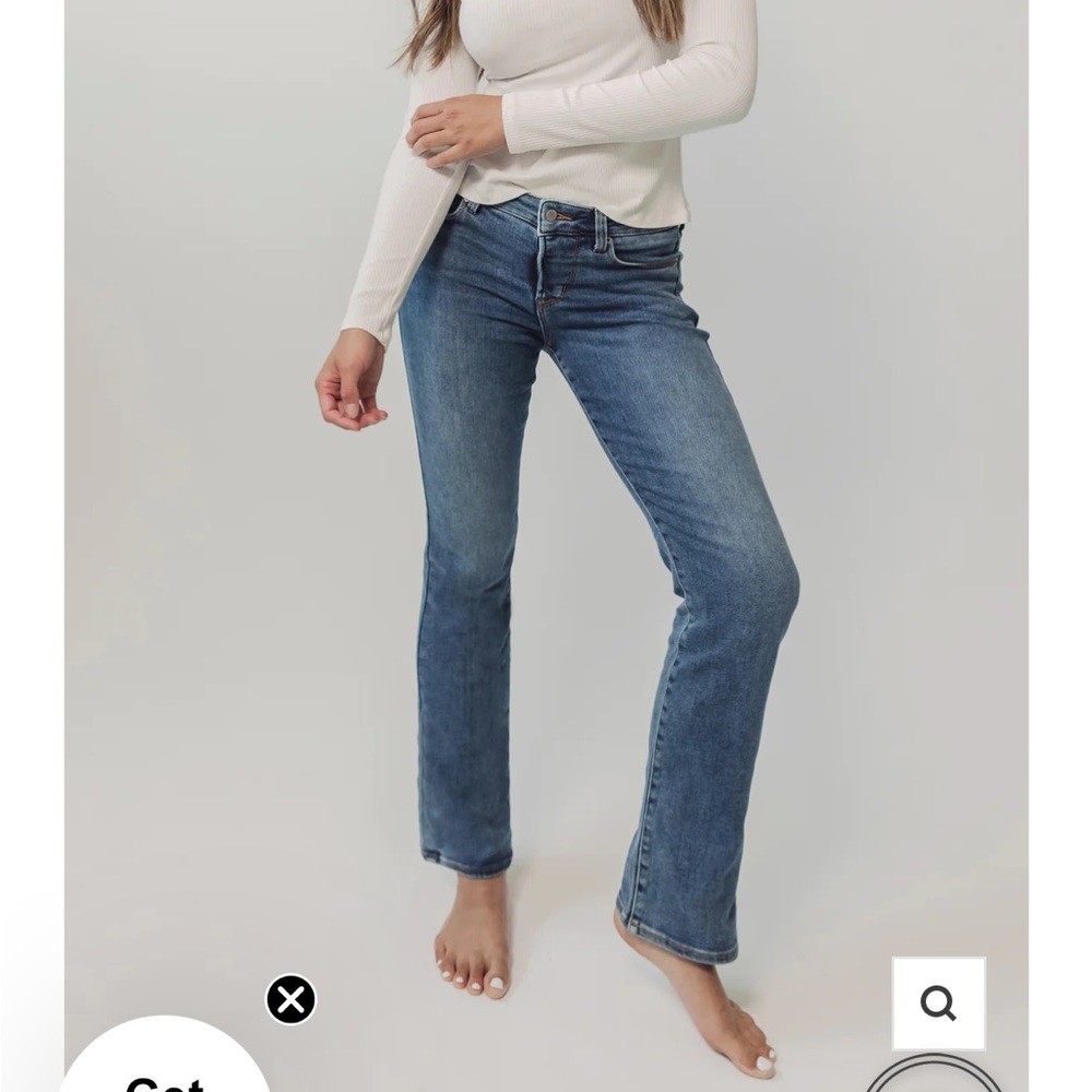 Blanqi postpartum support flare jeans